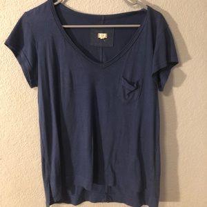 Anthropologie Laid Back V-Neck tee by t.la